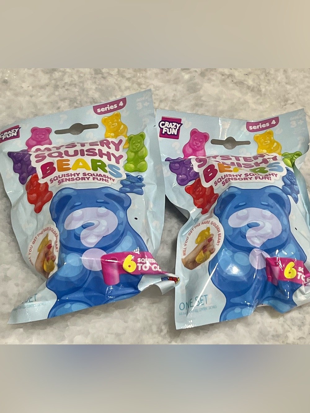 RMS Crazy Fun Mystery Squishy Bears - Set of 2!